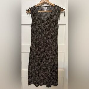 Ann Taylor Loft Brown Paisley
Sleeveless Dress  - Size 10P